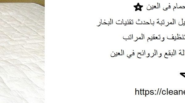 شركة تنظيف مراتب في العين